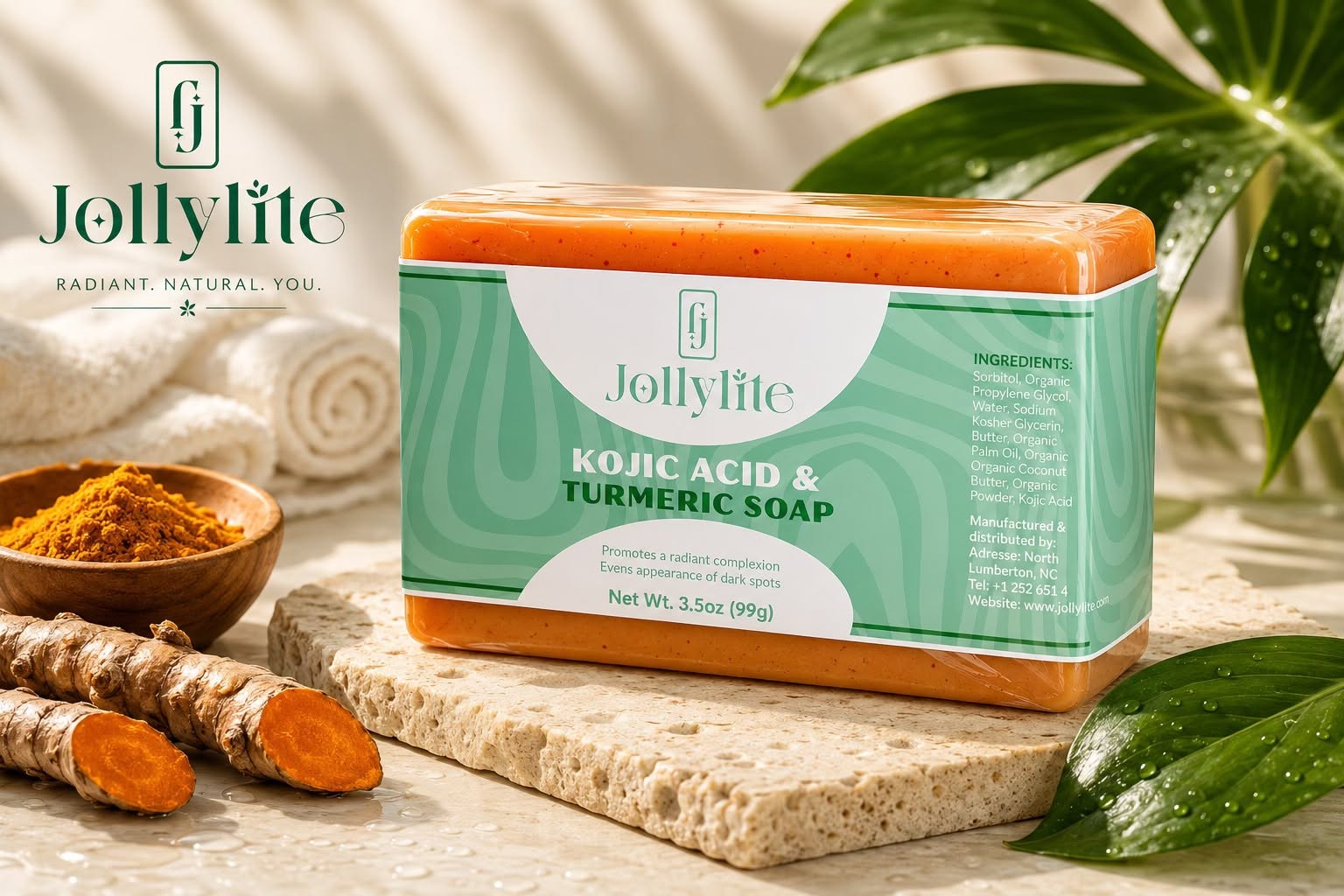 Kojic Acid & Turmeric Soap