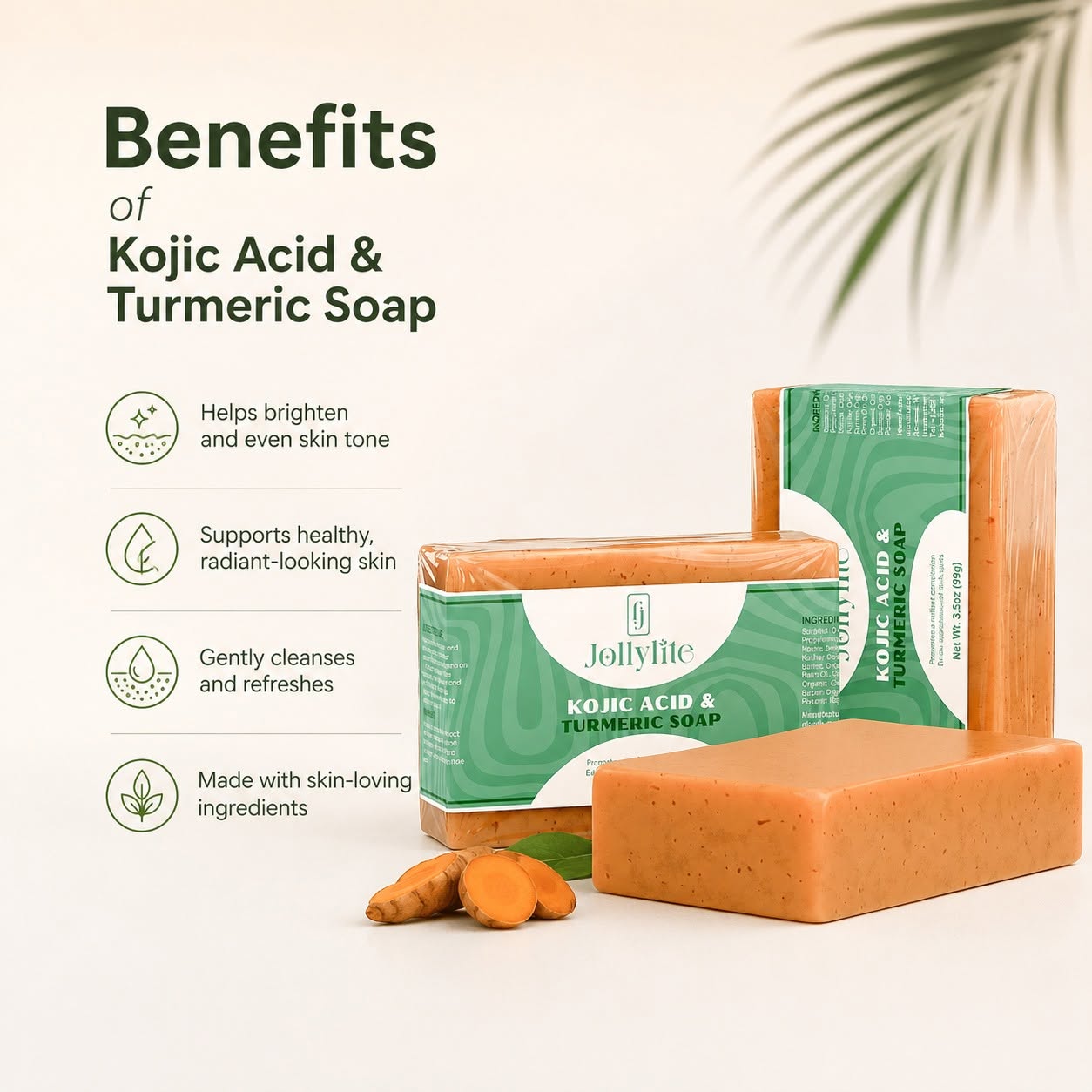 Kojic Acid & Turmeric Soap